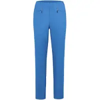 Goldner 2-in-1-Hose "Schlupfhose LOUISA mit Steppnähten", Damen, Gr. 38, N-Gr, blau, Obermaterial: 67% Baumwolle CO. 28% Polyamid PA. 5% Elasthan EL., Hosen 2-in-1-Hose, Ohne