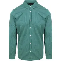 Scotch & soda Hemd Essential Poplin Stripe Grün