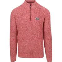New zealand auckland NZA Half Zip Pullover Drake Rot
