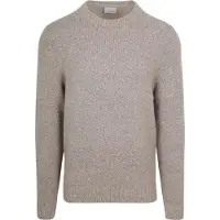 Suitable Pullover Boiled Wool Taupe - adult