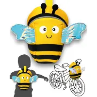 OEM HECKBO 2-in-1-Kinderrucksack & Lenkertasche – Bee – Laufrad, Fahrrad-Lenkertasche, Fahrradkorb, Fahrradtasche, Laufrad-Tasche, Lenkertasche, Dreirad, Roller, Tasche, Zubehör für Kinderfahrräder