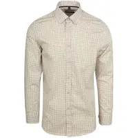 Suitable Hemd Druck Beige