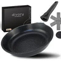 OEM Induktionsbratpfanne 28cm Aluminium schwarz