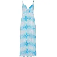 Chiemsee Trägerkleid , Damen, Gr. M (38/40), Normalgrößen, blau (tropical breeze), 100% Viskose, V-Ausschnitt, Kleider Trägerkleid