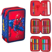 Spiderman Spiderman Watching Eyes gefülltes Federmäppchen mit 3 Etagen