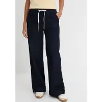 Bonprix Weite Jeans "Wide Leg Jeans Mid Waist, Stretch" Loose Fit Passform, mit elastischem Bund und Tunnelzug
