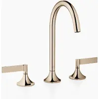 Dornbracht VAIA Waschtisch-Dreilochbatterie mit Ablaufgarnitur, Hebelgriff, Ausladung 168mm, 20713819-47, Farbe: Champagne