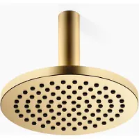 Dornbracht Regenbrause mit Deckenanbindung, Ø 220mm, flowReduce, 28668970-28, Farbe: Messing gebürstet