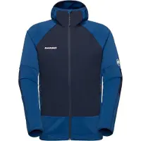Mammut - Massone Midlayer Hooded Jacket - Fleecejacke Gr M blau