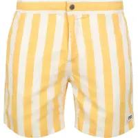 Scotch & soda Badeshorts Streifen Gelb - XL