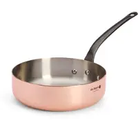 De Buyer 6462.24, Rund, Schwenkpfanne, Kupfer, Edelstahl, Kupfer, 3,1 l