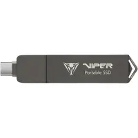 Patriot PVP30 SSD, 512 GB, 1000 MB/s, USB Duo (A+C), 3.2 Gen2, Aluminium