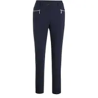 Goldner Stretch-Hose "Kurzgröße Lange Schlupfhose BELLA" Reißverschlusstaschen im VT Rückteil Gesäßtaschen