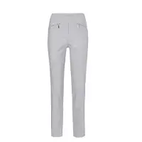 Goldner 2-in-1-Hose "Schlupfhose LOUISA mit Steppnähten", Damen, Gr. 38, N-Gr, beige (stein), Obermaterial: 67% Baumwolle CO. 28% Polyamid PA. 5% Elasthan EL., Hosen 2-in-1-Hose, Ohne