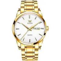 Olevs Elegante Damenarmbanduhr mit importiertem Uhrwerk, wasserdicht, leuchtende Zeiger, Silikonarmband und langer Batterielebensdauer – Ideal als Geschenk