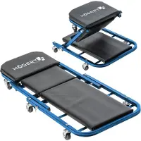 OEM 2-in-1 Werkbank mit Liege- und Sitzfunktion, 6 Rollen, 150 kg