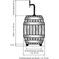 Ich-zapfe Komplett Set - Zapfanlage, Bierzapfanlage, Mobile Bierbar - BARRIQUE, Zapfkopf: Korb