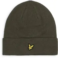 Lyle & Scott Beanie Wool Blend Olive - age