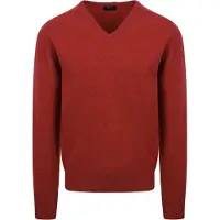 William lockie V-Auschnitt Pullover Lammwolle Dobonnet