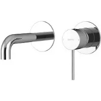 Sapho ULTRAMIX 2-Element Waschbeckenarmatur, Auslauf 15cm, Chrom