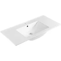 Sapho SLIM Keramik-Waschtisch, Möbel, 101x46,5cm, Weiß