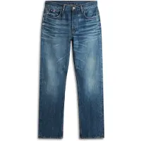 Tommy Hilfiger Straight-Jeans "DOVER", Herren, Gr. 32, Länge 30, blau (fiene indigo), Denim/Jeans, Obermaterial: 100% Baumwolle, regular fit lang, Jeans Straight-Jeans, regular straight