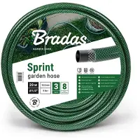 Bradas Gartenschlauch Grün 1/2 Zoll 15 m 3-lagig verstärkt knickfest