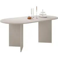 Mirjan 24 Tisch Gelizo 22 mm, Esszimmer Tisch (Farbe: Sandbeige)