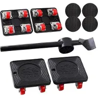 Markenlos Robuste Drehtransporträder Set 9 Teile