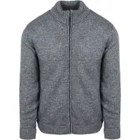 Steppin' Out Strickjacke Melange Blau Grau