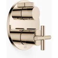 Dornbracht TARA UP-Thermostat mit Einweg-Mengenregulierung, 36425892-47, Farbe: Champagne
