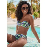 s.Oliver Bügel-Bandeau-Bikini-Top "Avin" mit modernem Allover-Print