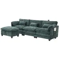 STILVORA Einzelsessel Relaxsessel mit Armlehnen und Seitentaschen,Einsitzer aus Samtstoff,Loungesessel für Wohnzimmer, Schlafzimmer und Arbeitszimmer,Schwarz