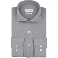 Profuomo Hemd Leinen Blau