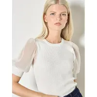 Apricot Bluse Damen Viskose weiß, 42 835709-0001-00420