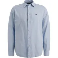 PME Legend Leinen Blend Hemd Hellblau
