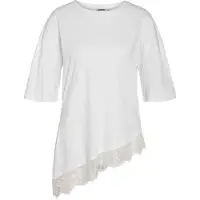 Noisy May Spitzenverzierter T-shirt