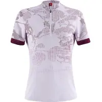 Löffler - Women's Bike Shirt Half-Zip Illusion - Radtrikot Gr 40 lila