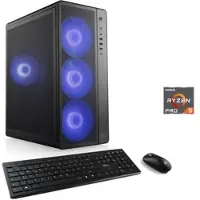 CSL PC "Levitas V29207", schwarz, Microsoft Windows 11 Home (64 Bit), 16 GB RAM 500 GB SSD, Desktop-PCs, PC