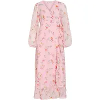 Vila Langarm Maxikleid