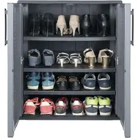 Artplast Einfacher Schuhschrank 84x68x37 Cm Durchsichtig Durchsichtig One Size