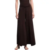 Emporio Armani für Damen. EW000614_AF20239 Braune lange Hosen (XL), Lässig, Polyamid