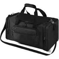 Unyqoos Sport- und Reisetasche 35 L mit Schuhfach – wasserabweisend, robustes Gewebe & Metallreißverschluss, verstellbarer, abnehmbarer Schulterriemen