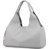 Unyqoos Sport- & Reisetasche mit Schuhfach (für 11-inch Sneaker) und wasserdichtem Nassfach, 600D Nylon, 48×20×27 cm, Handgepäck tauglich
