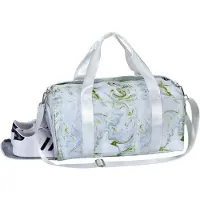 Unyqoos Faltbare, wasserdichte Reisetasche – Weekender mit Nassfach, belüftetem Schuhfach, Handyfach, Trolleyriemen & abnehmbarem Schultergurt