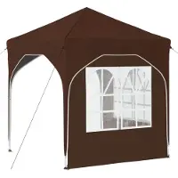 vidaXL Pop-up Partyzelt 192 x 192 x 245 cm Braun