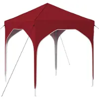 vidaXL Pop-up Partyzelt 194 x 194 x 245 cm Bordeauxrot