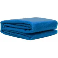 VD Home Furnishing Sonnendeck für Pools Extra Schwer 488 x 244 cm 400 μm PE Blau