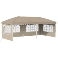 Syfax Pop-up Partyzelt 574 x 289 x 245 cm Creme