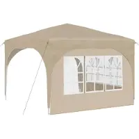 vidaXL Pop-up Partyzelt 290 x 290 x 245 cm Creme